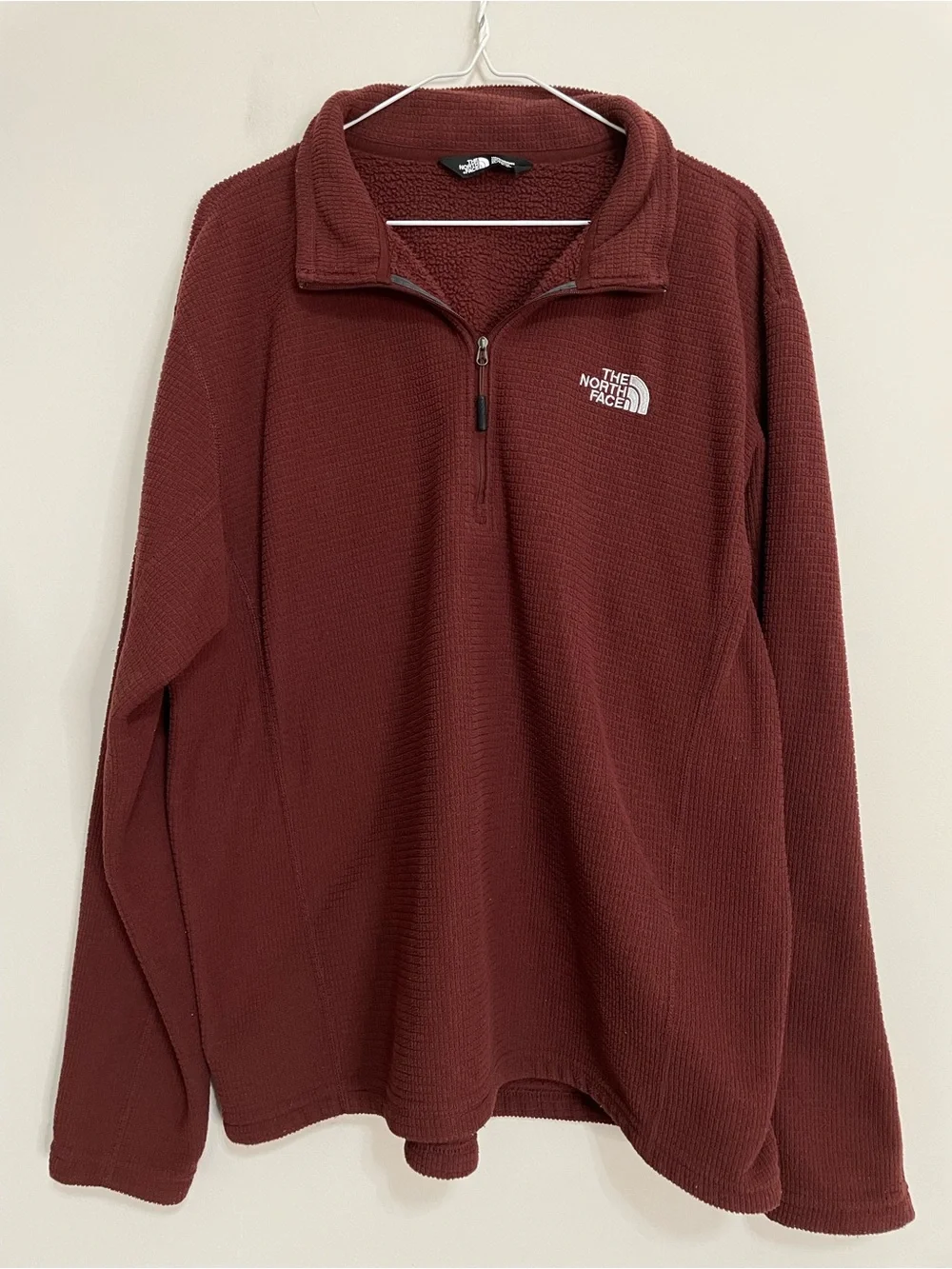 The North Face Men’s Half-Zip Pullover - Deep Wine Sz XL